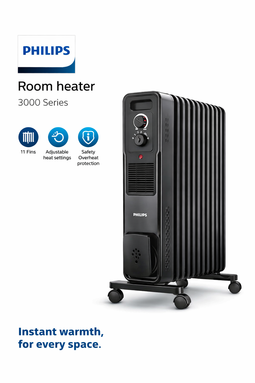 Philips OFR 13 Fin Oil Heater CX3013/01