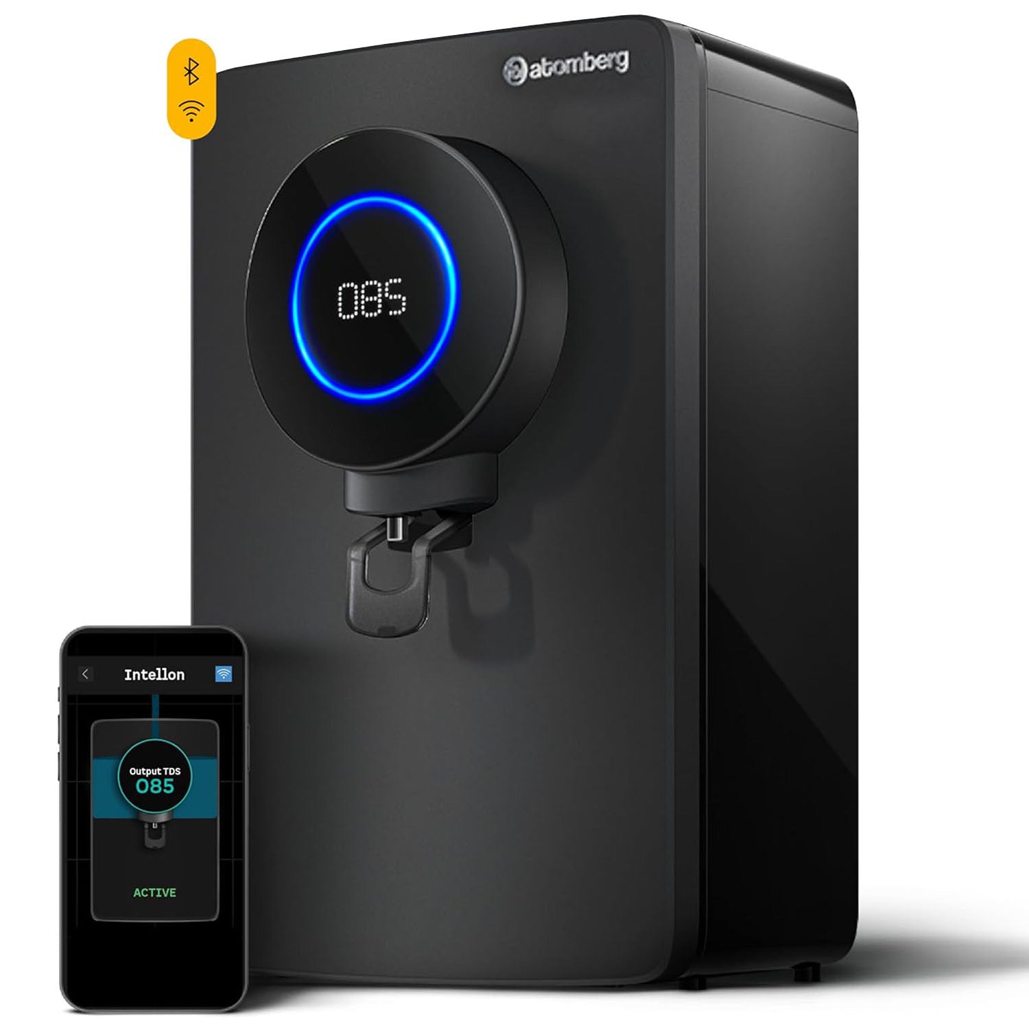 Atomberg Intellon Water Purifier (FG0748) 8Ltr - Black