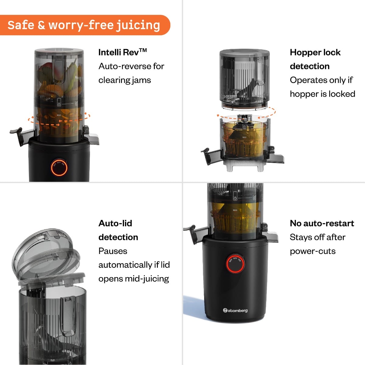 Atomberg Althea Cold Press Juicer FG0730