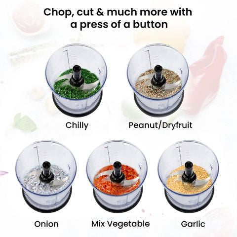 AGARO Elegant Vegetable Chopper 400 Watts