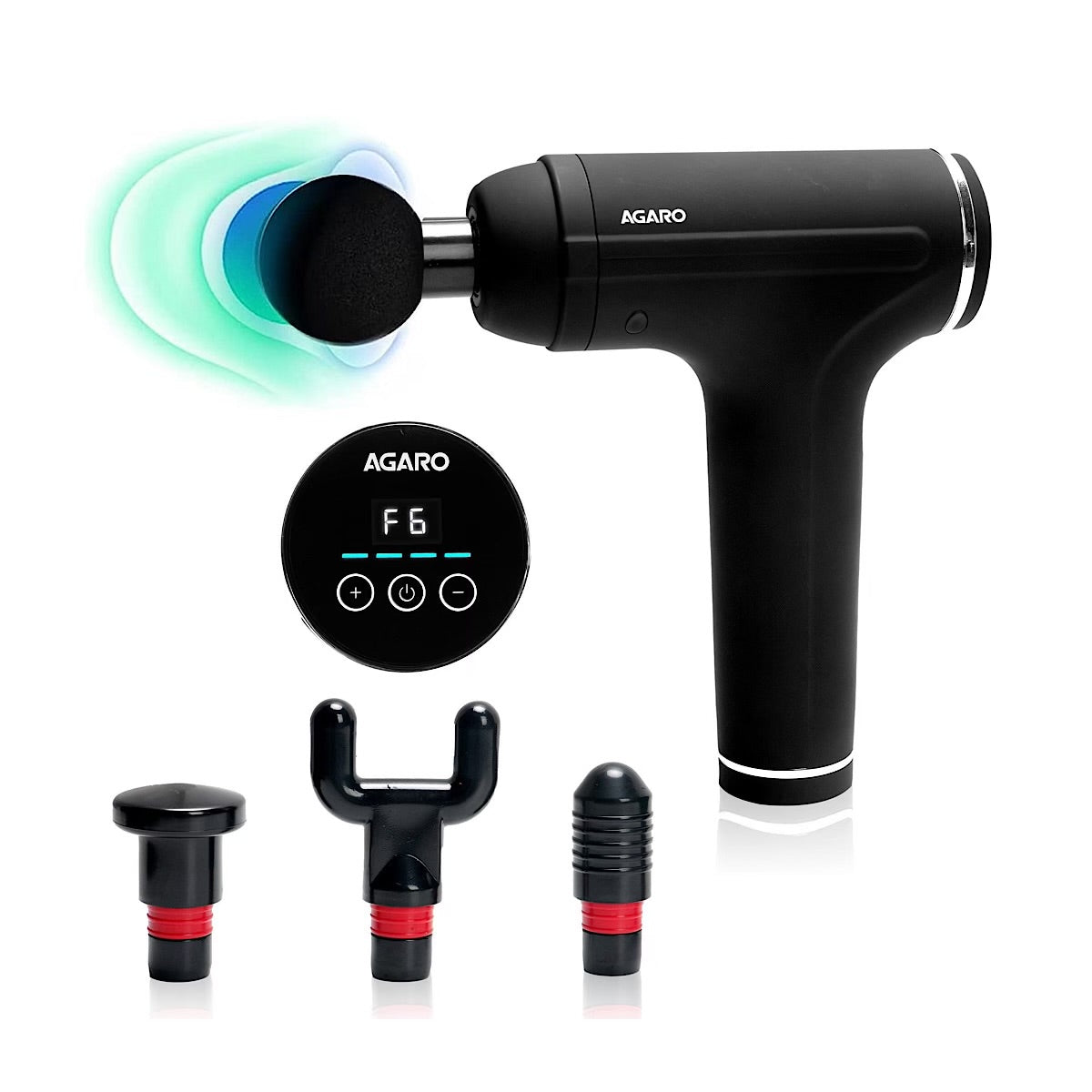 AGARO Galaxy Gun Massager 4 Heads