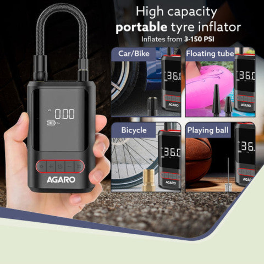 AGARO Galaxy Portable Tyre Inflator