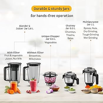 Atomberg Zenova Fresh Juicer Mixer Grinder FG1231