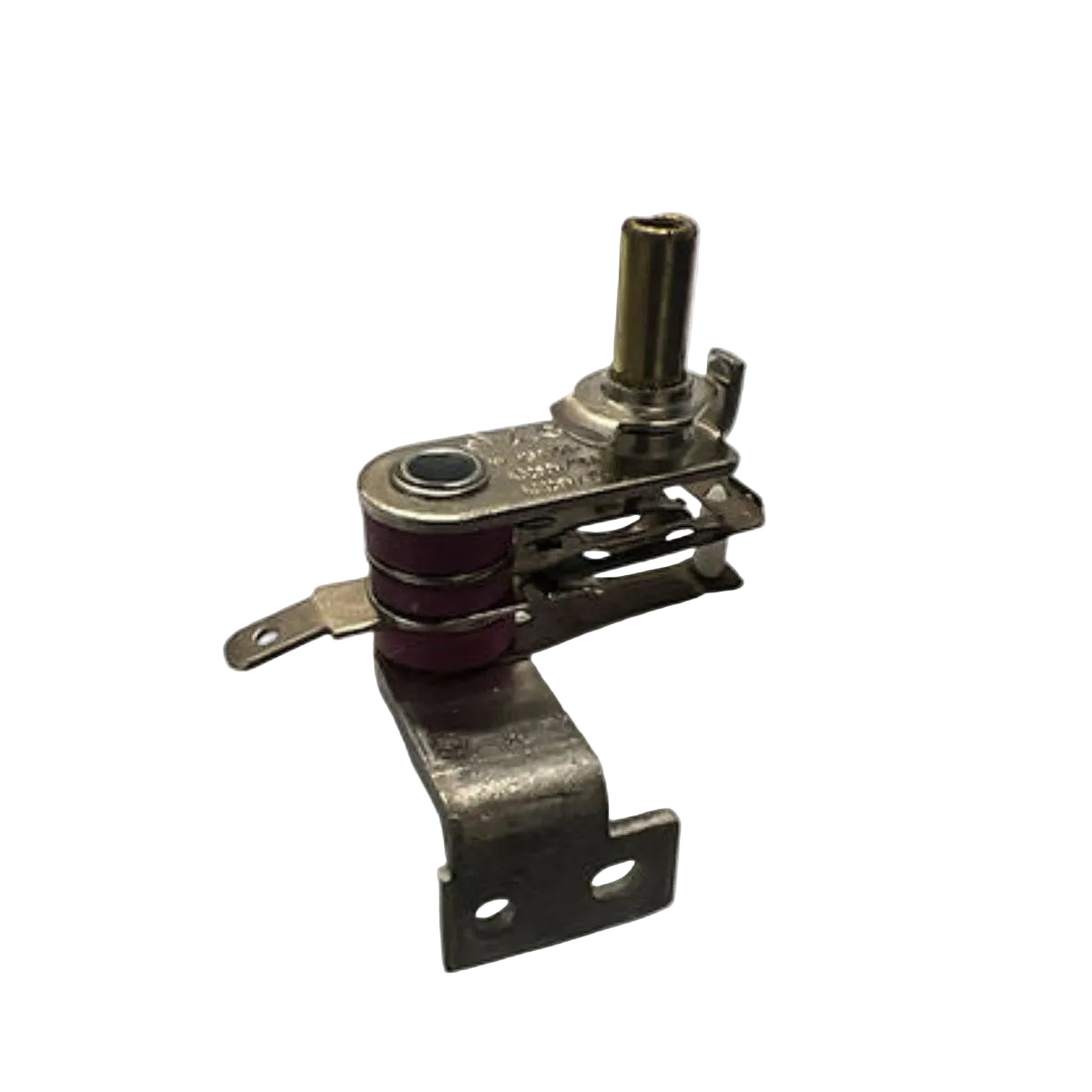 Electric oven adjustable bimetallic thermostat or temperature control switch