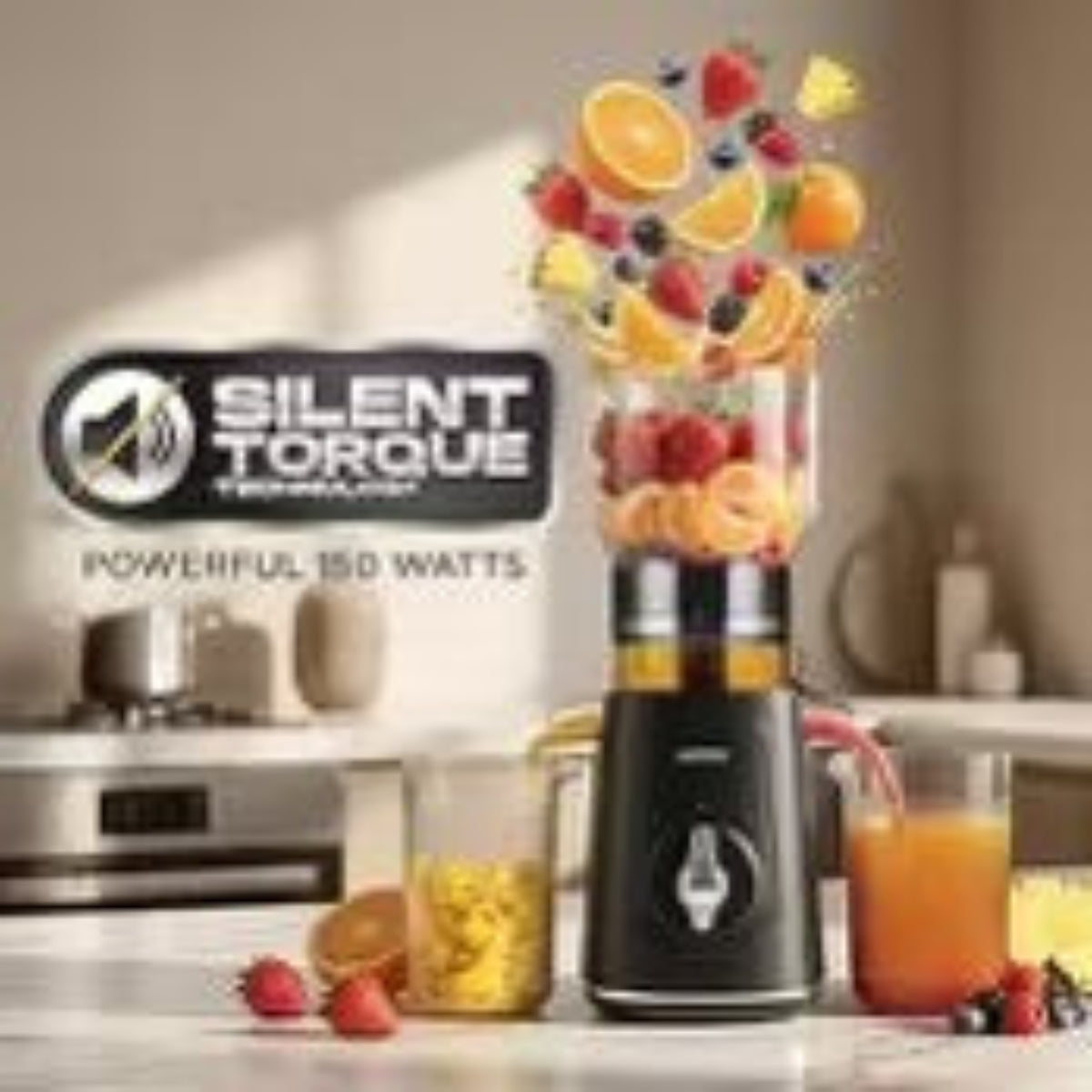 MILTON Fresh Press Slow Juicer 150W-3