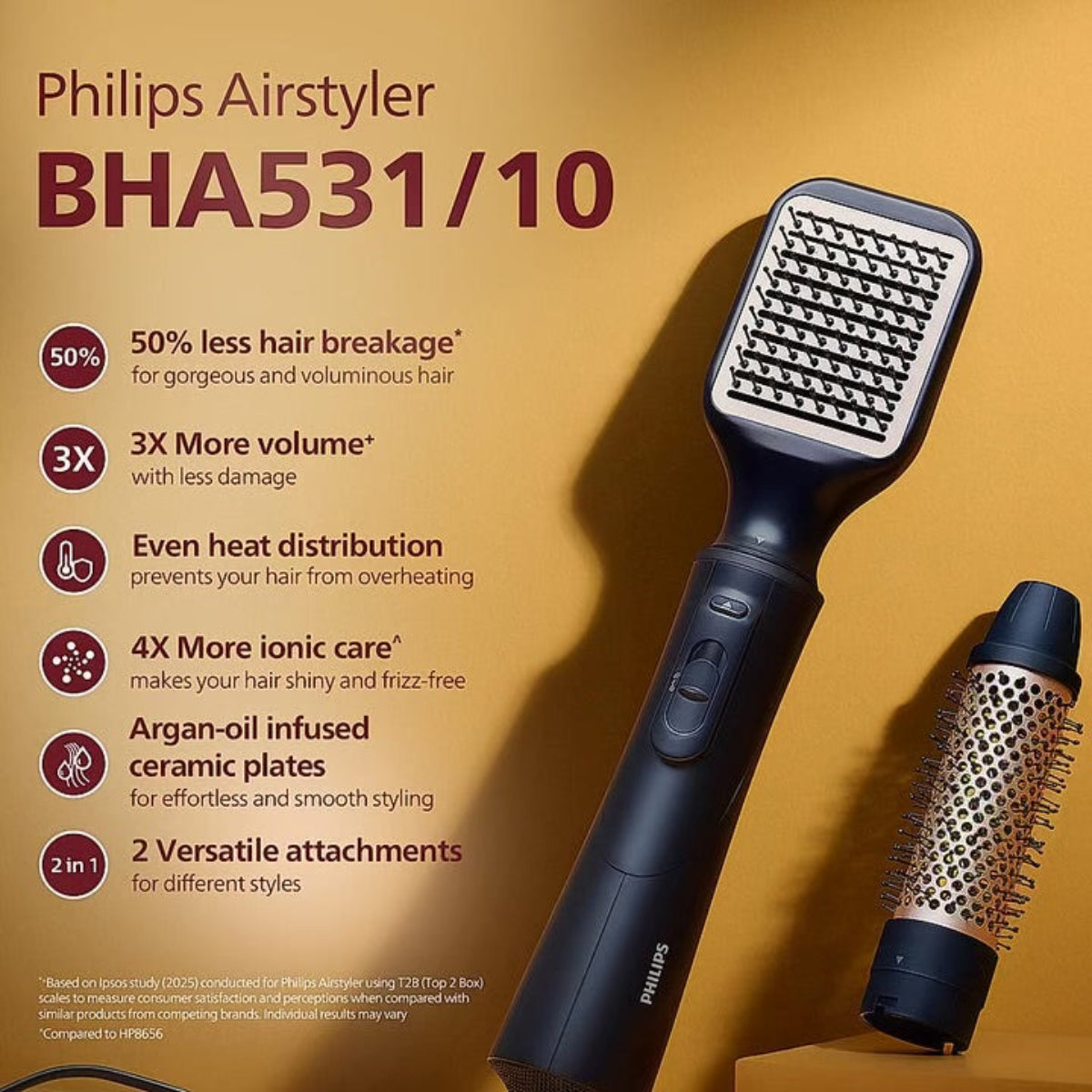 Philips BHA531/10 Air styler 3000 38MM Round Brush