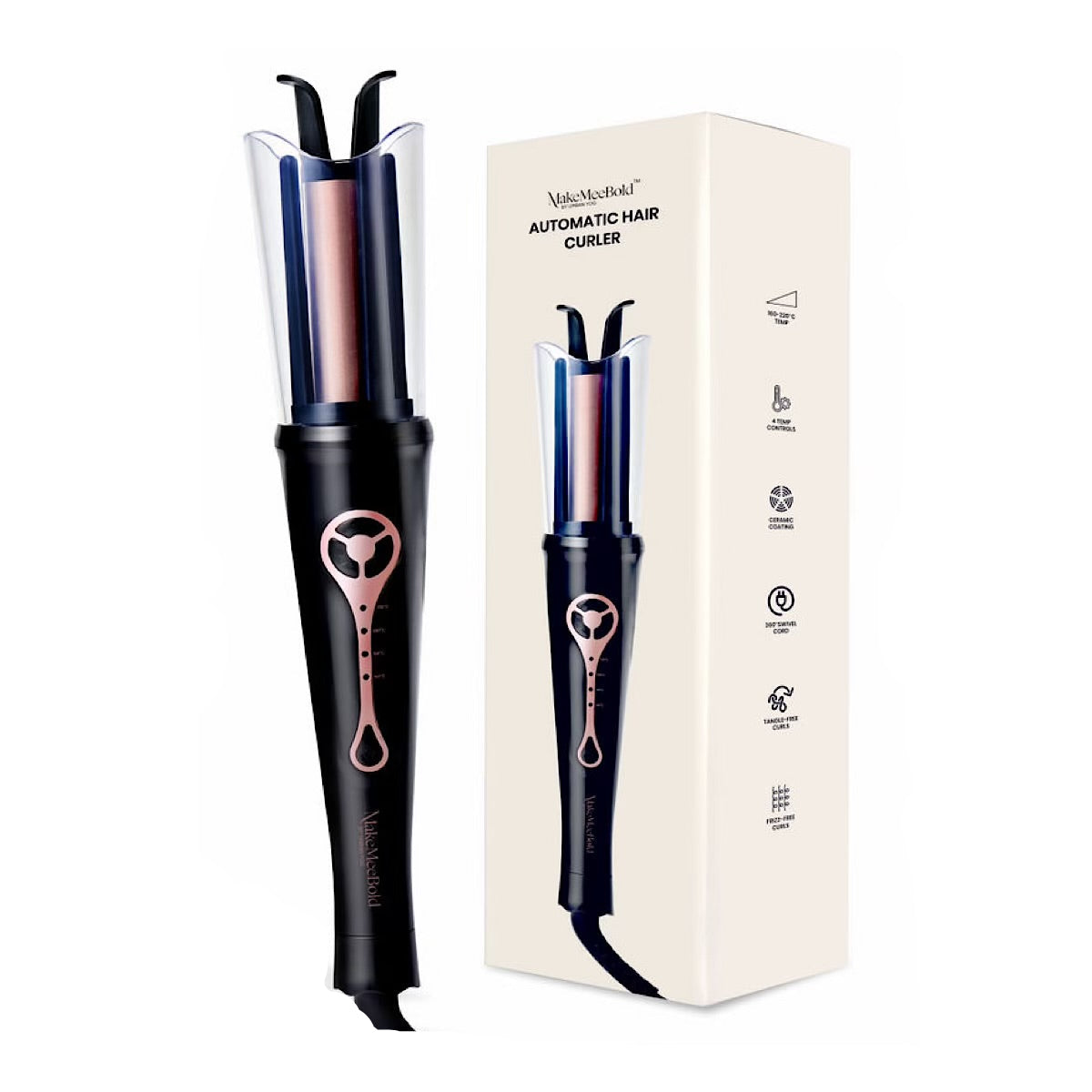Urban yog MakeMeeBold Automatic Hair Curler Easy Two-Way Curling Iron