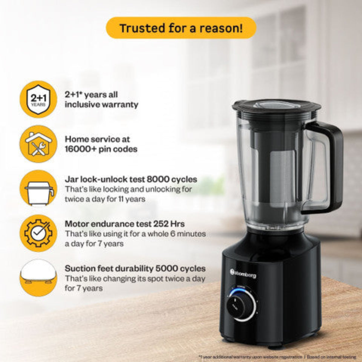 Atomberg Zenova Fresh Juicer Mixer Grinder FG1231