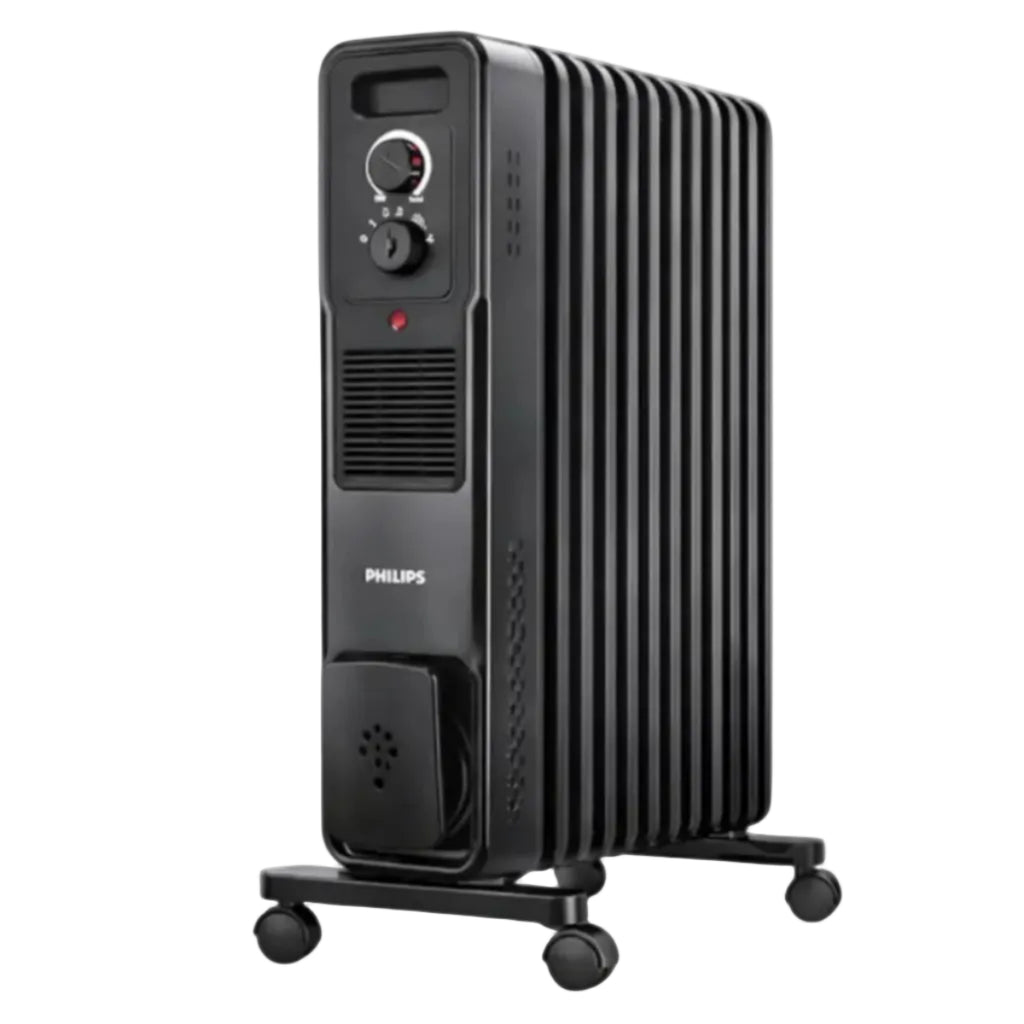 Philips oil-filled radiator heater on a white background