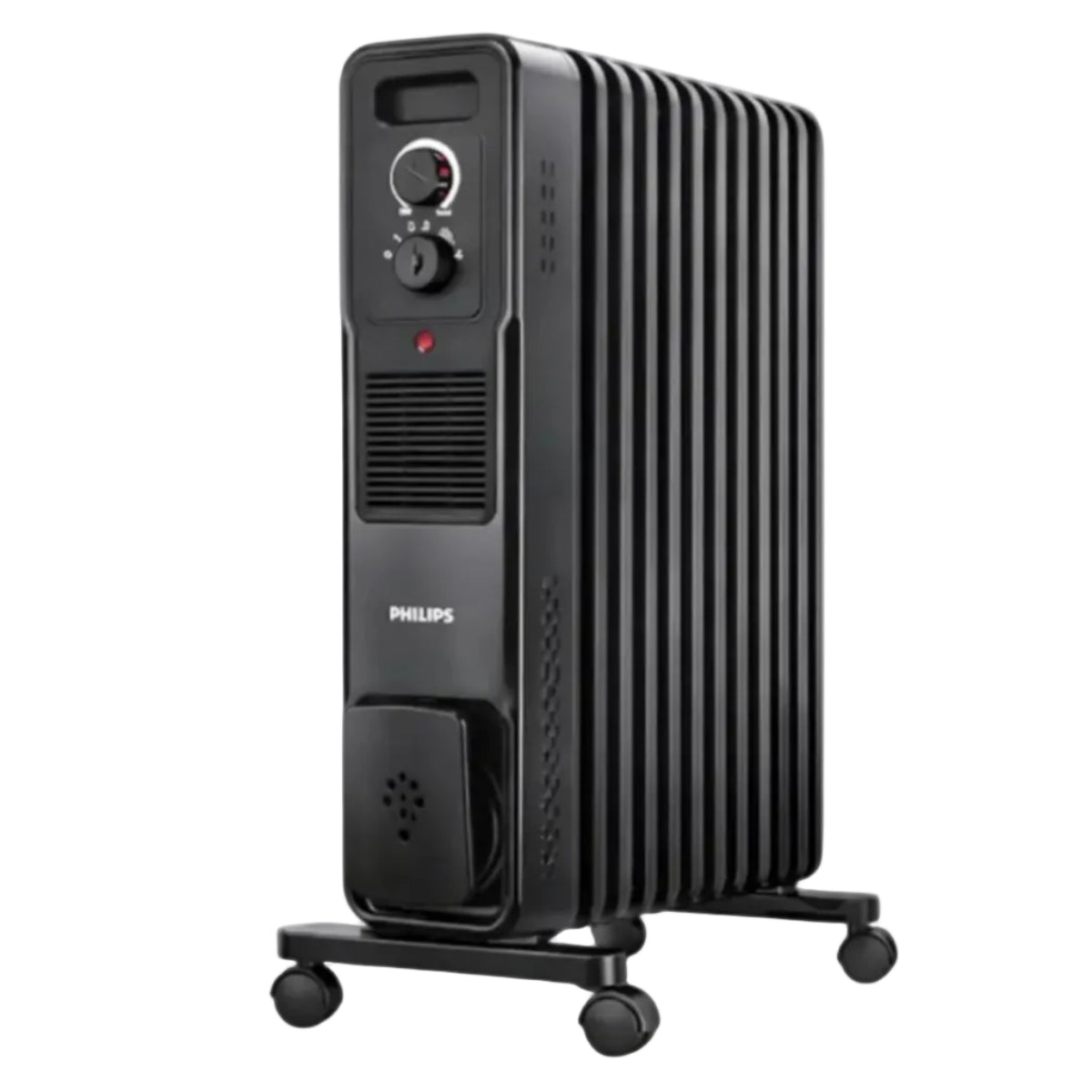 Philips oil-filled radiator heater on a white background