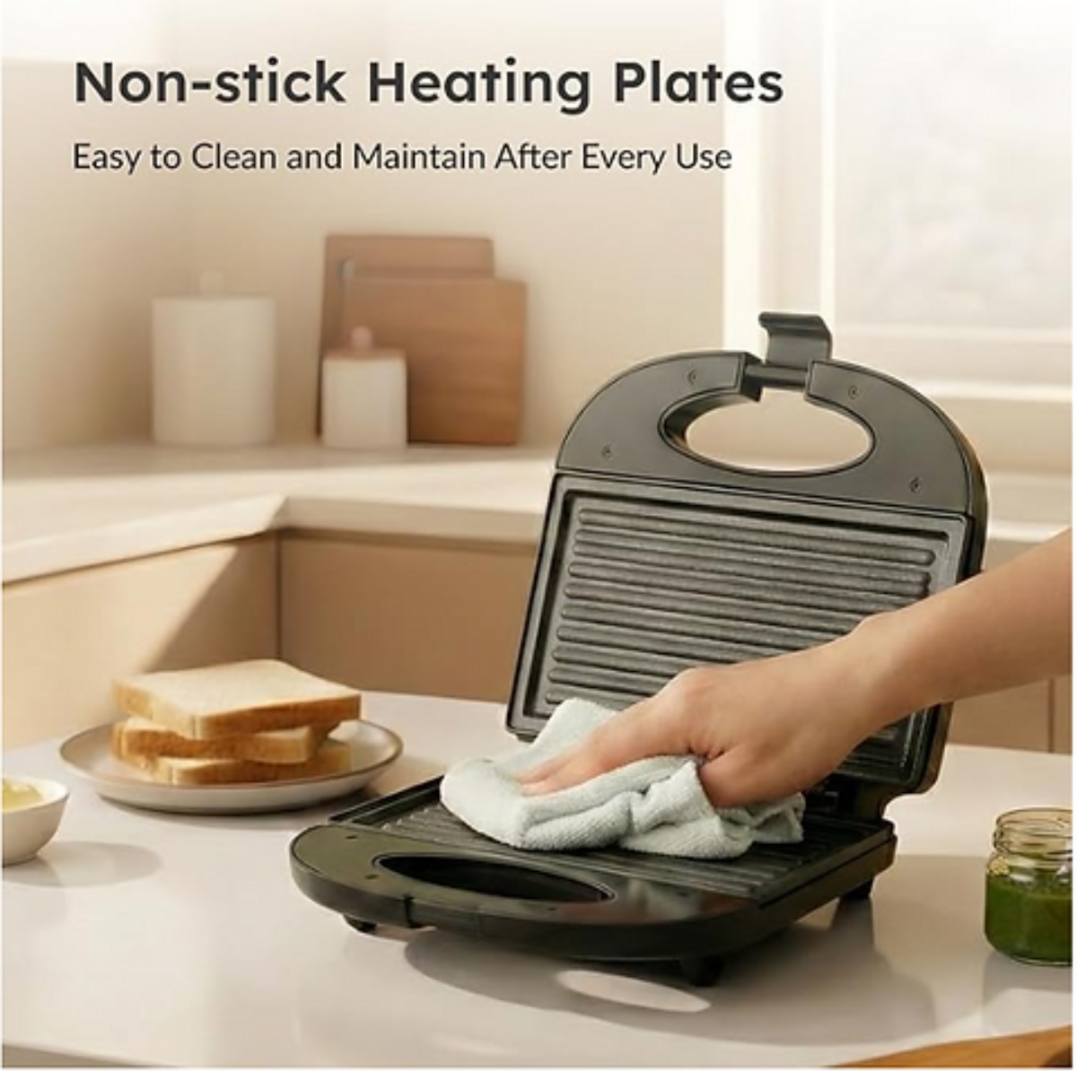 Prestige PGMFB Grill Sandwich Toaster with Fixed Grill Plates 800 Watt